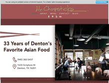 Tablet Screenshot of mrchopsticks.com